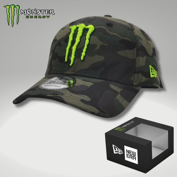 Hat Snapback New Era Camo 9FORTY Box & Sticker - Picture 1 of 5